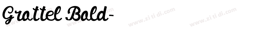 Grottel Bold字体转换